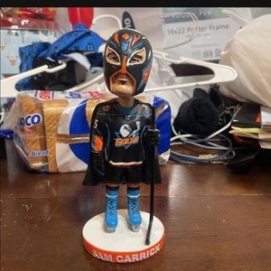 New NHL Sam Carrick “El Luchador” San Diego Gulls Bobble head #25